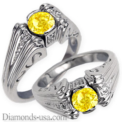 Estate diamond engagement ring replica