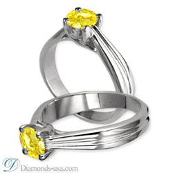 Criss Cross (The Lucida) solitaire engagement ring
