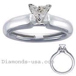 Heavy Contour Engagement ring