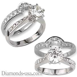 Designers line bridal ring sets