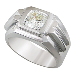 Heavy Men diamond ring