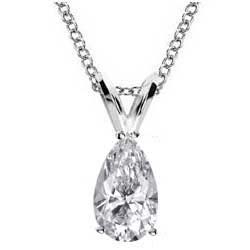 0.65 Carats, Pear, Finished,Pear shaped diamond Pendant.