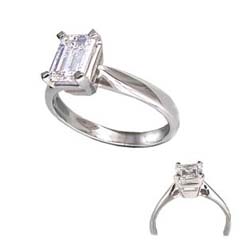 Cathedral engagement ring