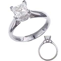 Cathedral engagement ring