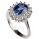 Princess Diana replica ring, 1.30 Cts Sapphire