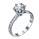 Martini Prongs head with side diamonds 
