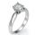 Designers 4 prongs solitaire ring