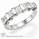 Anniversary ring, 1.25 carats Princess diamonds.