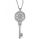 Key to her heart, Gold & diamonds pendant