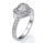 Heart diamond engagement ring 0.70 carats