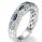 The Royalty hand engraved Antique style wedding band match