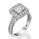 Designers Princess diamond engagement ring