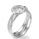 Anniversary or Engagement ring with 0.45Cts side round diamonds
