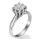 Invisible set, 0.64 carats that looks like 1.25 carats