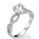 The Slalum engagement ring diamonds encrusted