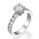 0.95 carat of side diamonds engagement ring