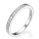 Matching wedding band for The Laces with side diamonds