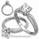 Hand engraved designers solitaire engagement ring