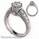 Antique engagement ring, Edwardian replica