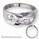1 carat five diamonds man diamond ring.