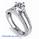 Designers Engagement Ring set with diamonds