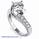 Designers wrap-around engagement ring settings