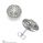 Designers diamond stud earrings with pave set Diamonds