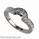 Hand engraved wedding ring with diamonds