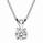Solitaire pendant for Round diamonds