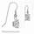 French wire hinged earrings,Radiant