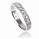 3mm Wedding band with 0.65 Carat round diamonds 
