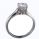 Contour style solitaire engagement ring