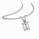 Solitaire Pendant for Emerald cut diamonds