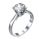 Cathedral engagement ring