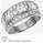 Designers three stones oval diamond ring