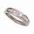Wedding ring with 0.60 carat Princess diamonds