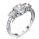 3 stone diamond ring settings with side diamonds