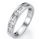 Rounds and Baguettes diamond wedding band