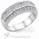 Wedding or anniversary ring with 1 carat diamonds