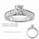 Sides 0.50 carats round diamonds, engagement ring