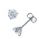 Martini round diamonds earring studs