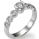 Seven diamonds engagement ring settings