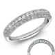 Generations, three sides covered with diamonds band