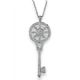 Key to her heart, Gold & diamonds pendant