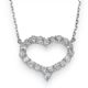 Diamonds Heart necklace
