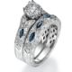 Antique style bridal set