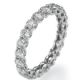 The waves eternity diamond band, 1.80 carats