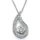 Designers pendant with 0.60 carat round diamonds