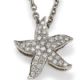 The diamonds Star Fish pendant