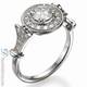 Victorian style engagement ring